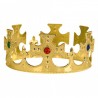 Корона "Для царя" кресты (пластик)  золото