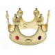 Корона "Для короля" (пластик) золото