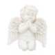 Ангел на открытке "Любимый крестник"