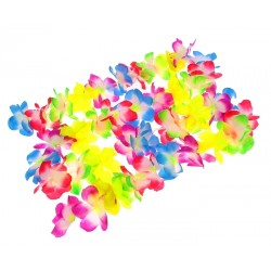 Гавайская гирлянда "Цветочки" разноцветная 200см