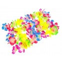 Гавайская гирлянда "Цветочки" разноцветная 200см
