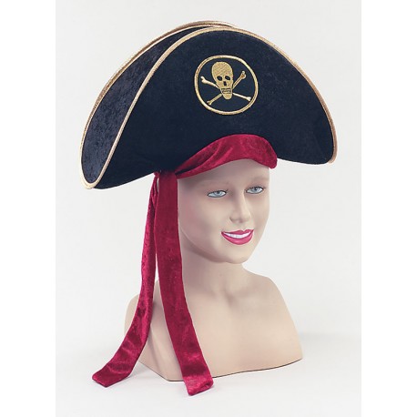 Карнавальная шляпа пирата""Люкс велюр"