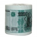 Туалетная бумага прикол "1000 рублей"