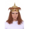 Карнавальная шапка "Корона с волосами"