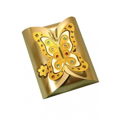 Коробка "С бабочкой" золото