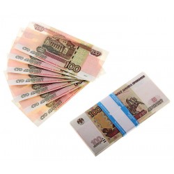 Пачка денег "100 рублей"