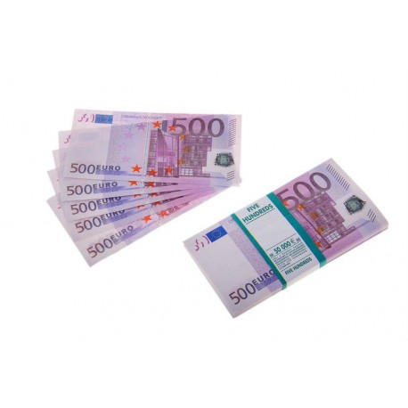 Пачка денег "500 евро"