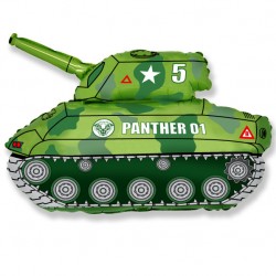 Фигура танк зеленый 31/79см