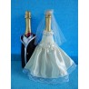 Одежда на шампанское круговая "Жених + Невеста" (каркас шампань)