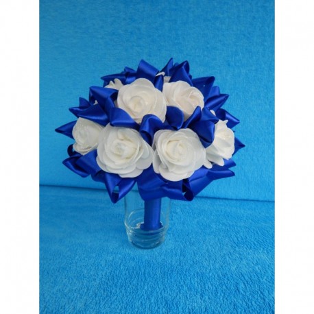Букет дублер "15 роз" (латекс) (синий)