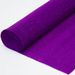 Гофра бумага в рулоне 50*2,5 (180гр) фиолетовая