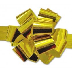 Подарочный бант "32" металл (золото)