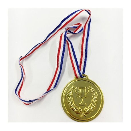 Медаль пластик на ленте "1 место" 