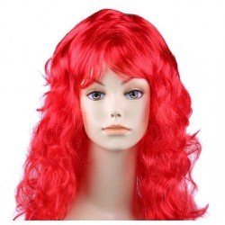 Парик длинный "Красный" волнистый волос