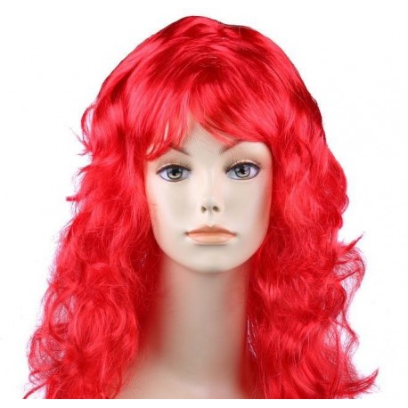 Парик длинный "Красный" волнистый волос