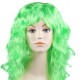 Парик длинный "Зелёный" волнистый волос