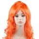 Парик длинный "Оранжевый" волнистый волос 