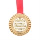 Медаль-металл лучи на блистере d-5см "Золотая юбилярша"   