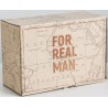 Коробка‒пенал For real man, 22 × 15 × 10 см